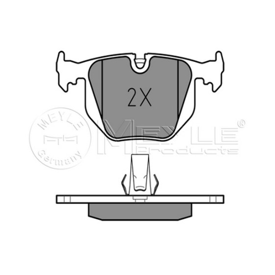 MEYLE Arka Fren Balatası - E38-53 - Kod MEY0252148717 - OEM 34216761250 ürün görseli