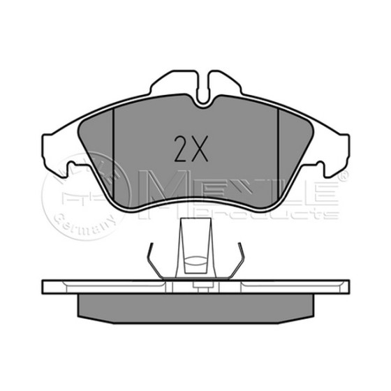 MEYLE Ön Fren Balatası - Mercedes-benz Sprinter-lt - Kod MEY0252157620 - OEM A0044205520 ürün görseli