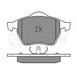 MEYLE Fren Balatası - Ön-fişsiz Volkswagen Passat 4 - Kod MEY0252162419 - OEM 8D0698151F