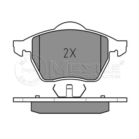 MEYLE Fren Balatası - Ön-fişsiz Volkswagen Passat 4 - Kod MEY0252162419 - OEM 8D0698151F ürün görseli
