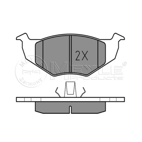 MEYLE Fren Balatası - Ön-fişsiz Aft Volkswagen Golf 3 1.6 - Kod MEY0252186615 - OEM 1H0698151B ürün görseli