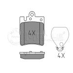 MEYLE Arka Fren Balatası - Komp 210 - Kod MEY0252189915 - OEM A0024205220