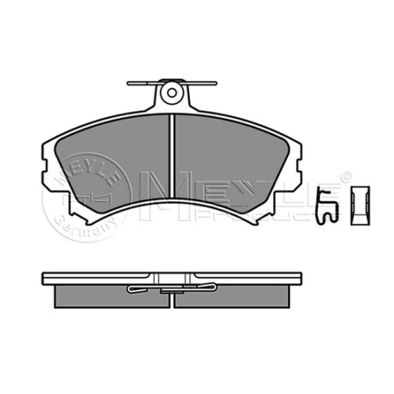MEYLE Ön Fren Balatası - For Four Smart - Kod MEY0252192017 - OEM A4544200920 ürün görseli
