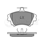MEYLE Fren Balatası - Ön-fişli Aeb-afn-avf-awt-bre Volkswagen Passat 4-a4-a6 1.8t-1.9tdi-2.0tdi - Kod MEY0252301820W - OEM 4B0698151N