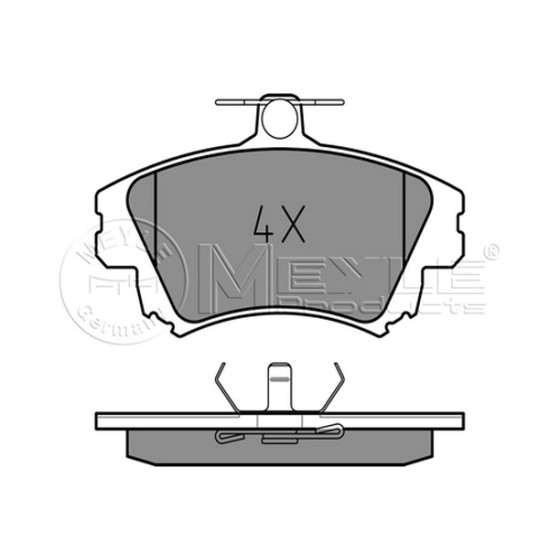 MEYLE Fren Balatası - Ön-fişli Aeb-afn-avf-awt-bre Volkswagen Passat 4-a4-a6 1.8t-1.9tdi-2.0tdi - Kod MEY0252301820W - OEM 4B0698151N ürün görseli