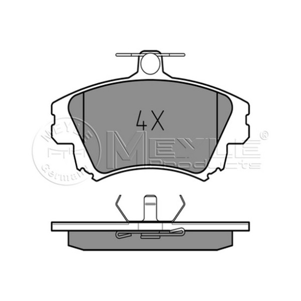 MEYLE Fren Balatası - Ön-fişli Aeb-afn-avf-awt-bre Volkswagen Passat 4-a4-a6 1.8t-1.9tdi-2.0tdi - Kod MEY0252301820W - OEM 4B0698151N