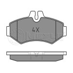 MEYLE Arka Fren Balatası - 901 Mercedes-benz Sprinter 1998 - Kod MEY0252302118 - OEM A0034202420