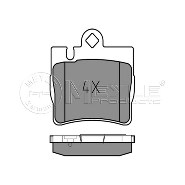 MEYLE Arka Fren Balatası - 220 - Kod MEY0252307815 - OEM A0044209420