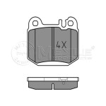 MEYLE Arka Fren Balatası - 163 - Kod MEY0252315716 - OEM A1634201120