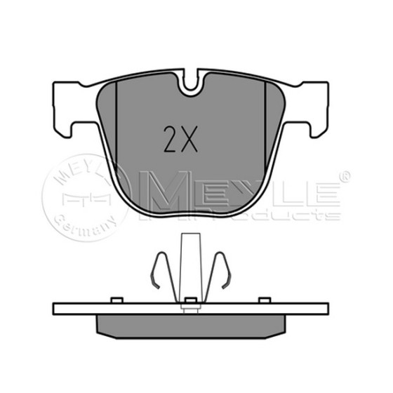 MEYLE Arka Fren Balatası - F01-02 - Kod MEY0252333116 - OEM 34216790966 ürün görseli