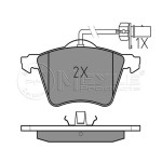 MEYLE Fren Balatası - Ön-fişli Auy-asz Sharan 1.9TDİ - Kod MEY0252341819W - OEM 7M3698151B