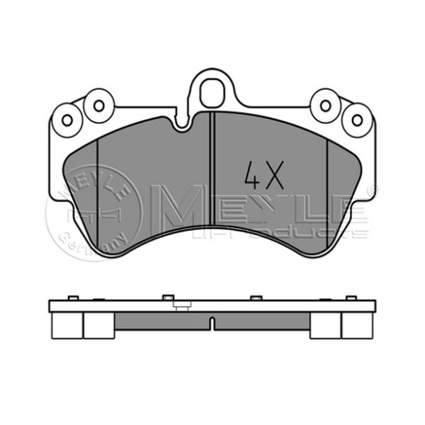 MEYLE Fren Balatası - Ön-fişsiz Azz-bug-casa Volkswagen Touareg-q7 3.0tdi-3.2 - Kod MEY0252369217 - OEM 7L0698151Q