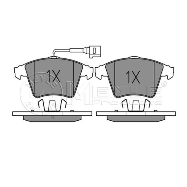 MEYLE Fren Balatası - Ön-fişli Axb-axd-caab T5 1.9tdi-2.0tdi-2.5tdi - Kod MEY0252374619W - OEM 7H0698151