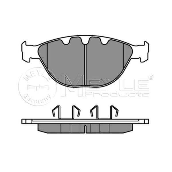 MEYLE Ön Fren Balatası - 760il E60-65 - Kod MEY0252379120 - OEM 34116763652