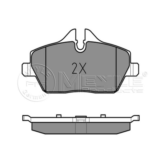 MEYLE Ön Fren Balatası - E87-mini 2007 - Kod MEY0252391517 - OEM 34116774050 ürün görseli