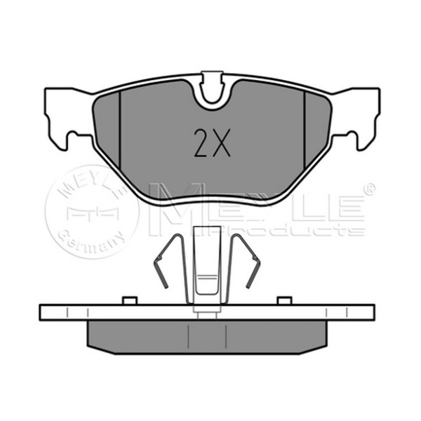 MEYLE Arka Fren Balatası - E87-90 M47-m47n - Kod MEY0252392617 - OEM 34216774692