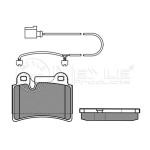MEYLE Fren Balatası - Arka-fişsiz Bks Volkswagen Touareg 3.0TDİ - Kod MEY0252409717 - OEM 7L6698451B