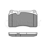 MEYLE Fren Balatası - Ön-fişsiz Bks Volkswagen Touareg 3.0TDİ - Kod MEY0252409817 - OEM 7L6698151E