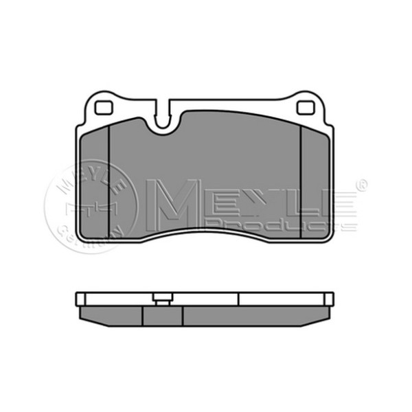 MEYLE Fren Balatası - Ön-fişsiz Bks Volkswagen Touareg 3.0TDİ - Kod MEY0252409817 - OEM 7L6698151E