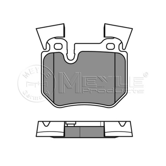 MEYLE Arka Fren Balatası - E87-90 - Kod MEY0252431517 - OEM 34216784808 ürün görseli