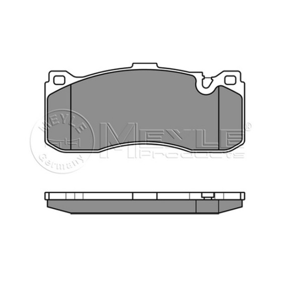 MEYLE Ön Fren Balatası - E82-88 - Kod MEY0252431617 - OEM 34116786044 ürün görseli