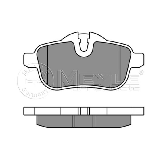 MEYLE Arka Fren Balatası - Z4 E89 - Kod MEY0252455918 - OEM 34216788275 ürün görseli