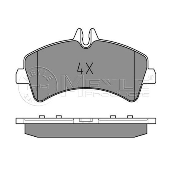 MEYLE Arka Fren Balatası - 515 Mercedes-benz Sprinter-crafter 2007 - Kod MEY0252921720 - OEM A0044208120 ürün görseli