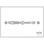 MEYLE Arka Fren Hortumu - 500 MM Volkswagen Caddy 3 - Kod MEY1005250069 - OEM 2K0611775P