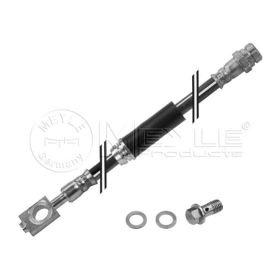 MEYLE Ön Fren Hortumu - 590 MM Volkswagen Golf 5 - Volkswagen Caddy 3 - Kod MEY1006110071S - OEM 1K0611701K ürün görseli