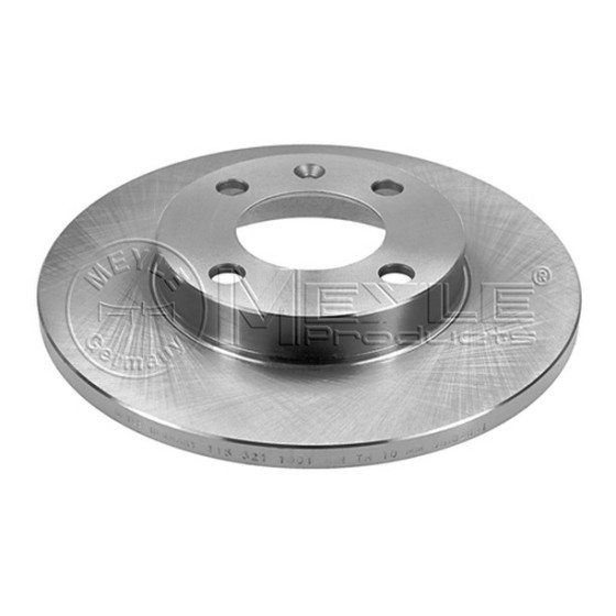 MEYLE Fren Diski - Aynasi Ön-düz Aft Volkswagen Golf 3 - Volkswagen Polo Classic 1.6 - Kod MEY1155211001 - OEM 321615301 ürün görseli