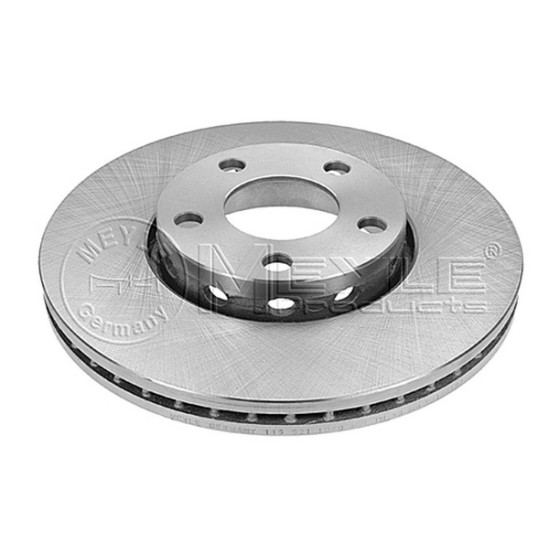 MEYLE Fren Diski - Aynasi Ön-havali Aeb-afn-avf-awt-bre A4-a6-volkswagen Passat 4 / 5 1.8-1.8t-1.9tdi-2.0tdi - Kod MEY1155211040 - OEM 8E0615301Q ürün görseli