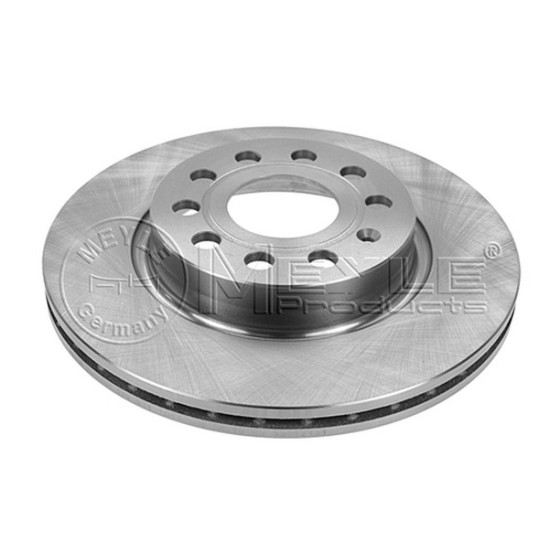 MEYLE Fren Diski - Aynasi Ön-havali Bgu-blf-bse-bxe Volkswagen Golf 5 1.6-1.6 Fsi-1.9 Audi TDI - Kod MEY1155211044 - OEM 1K0615301AK ürün görseli