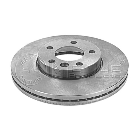 MEYLE Fren Diski - Aynasi Ön-havali Axb-axd-caab-bac-bpe T5-volkswagen Touareg 1.9tdi-2.0tdi-2.5tdi - Kod MEY1155211053 - OEM 7H0615301D ürün görseli