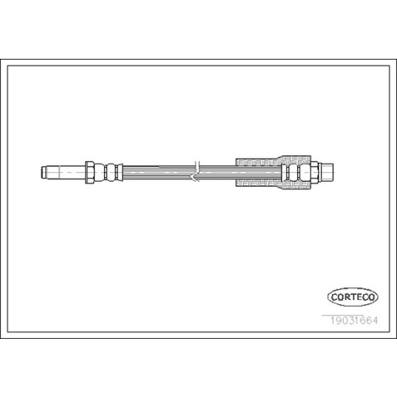 MEYLE Arka Fren Hortumu - 275mm E39 - Kod MEY3003432114 - OEM 34301165190 ürün görseli