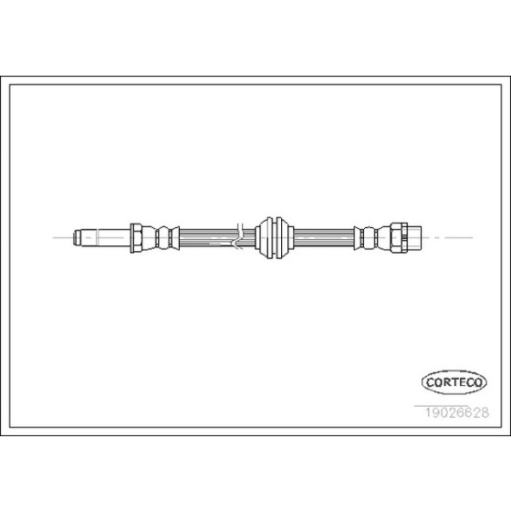 MEYLE Ön Fren Hortumu - 405mm E46 - Kod MEY3003432117 - OEM 34326766966 ürün görseli