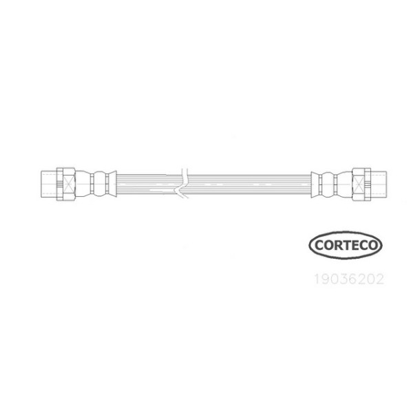 MEYLE Arka Fren Hortumu - 205mm - Kod MEY3005250006 - OEM 34306789433