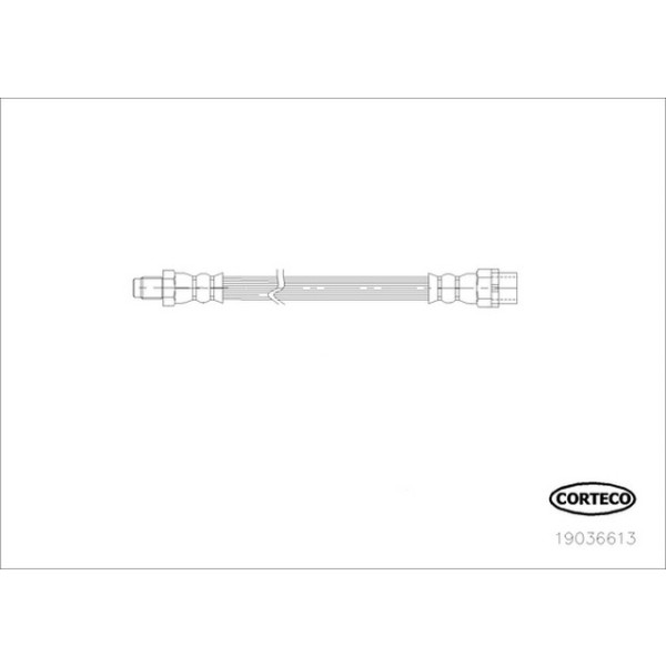 MEYLE Arka Fren Hortumu - 255mm 2010 - Kod MEY3005250007 - OEM 34306792253