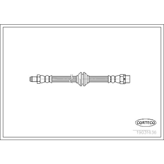 MEYLE Ön Fren Hortumu - 555mm E65 - Kod MEY3005250008 - OEM 34326753610 ürün görseli