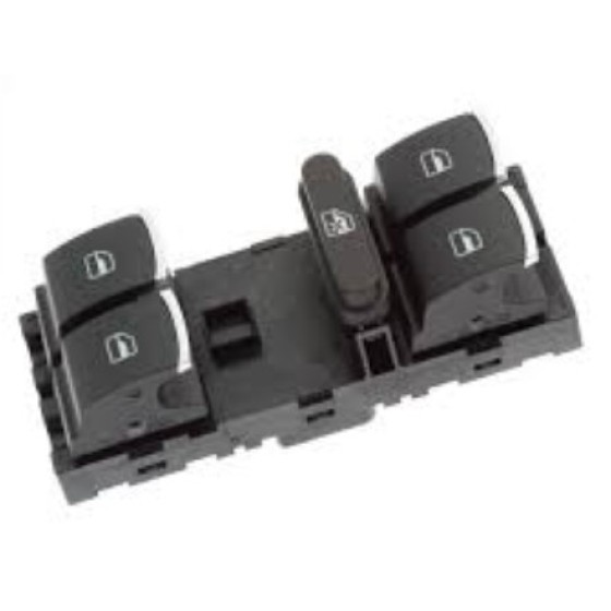 İthal Cam Düğmesi Dörtlü / Kromlu Golf6-volkswagen Passat-volkswagen Jetta-volkswagen Tiguan - Kod MGA-31309 - OEM 5K4959857AXSH ürün görseli