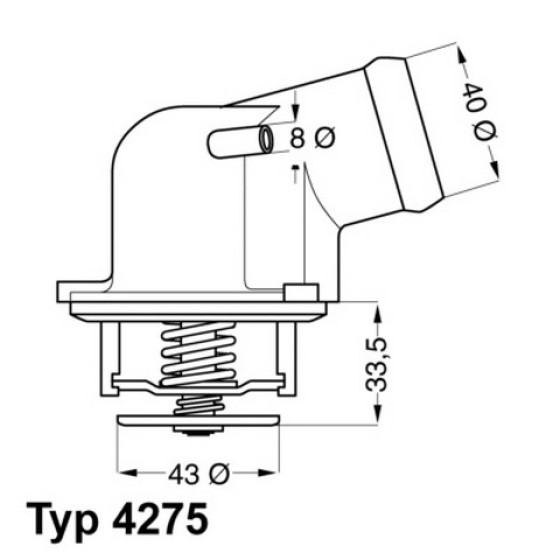 MAHLE-TRM Termostat - 111 - Kod MHETI2187 - OEM A1112000915 ürün görseli
