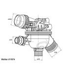 MAHLE-TRM Termostat - N43 - Kod MHETM19102 - OEM 11537552403