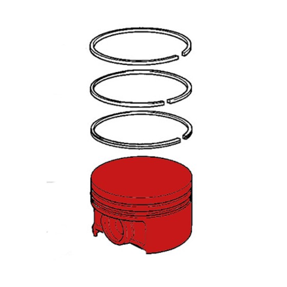 Mahle Piston - E36 84.5o MM M42 - Kod MHL0829302 - OEM 11251739454 ürün görseli