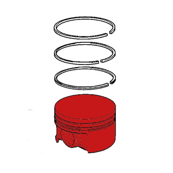 Mahle Piston - E36 84.5o MM M42 - Kod MHL0829302 - OEM 11251739454