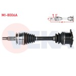 VEKA Komple Aks Sag ON Absli 47 Dis Uzunluk 492mm Mitsubishi L200(ka_t, Kb_t) 2.5 Di-d 4X4 (KJ_, KK_, Kl_)2.4 Di-d 4X4 (KJ_, KK_, Kl_)2.2 - Kod MI-8006A - OEM
