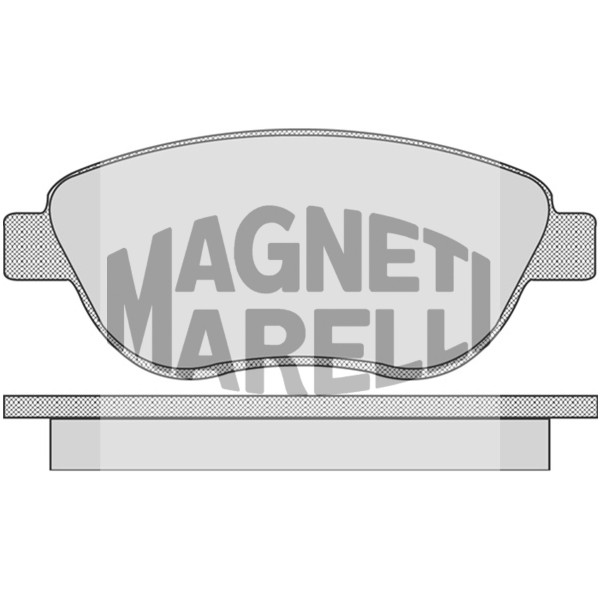 MARELLI Ön Fren Balatası - Disk Opel Corsa D 1.3 Mjt Dizel Citroen C4 2004> - Peugeot 307 1.6 2000> Fiat Doblo 1.3 Mjt 2007> - Kod MML323700003400 - OEM 425235