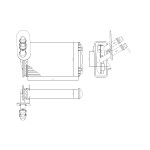MARELLI Kalorifer Radyatörü Golf4-volkswagen Bora-a3-seat Toledo-skoda Octavia 97-04 8fh 351 - Kod MML359000300060 - OEM 1J1819031B