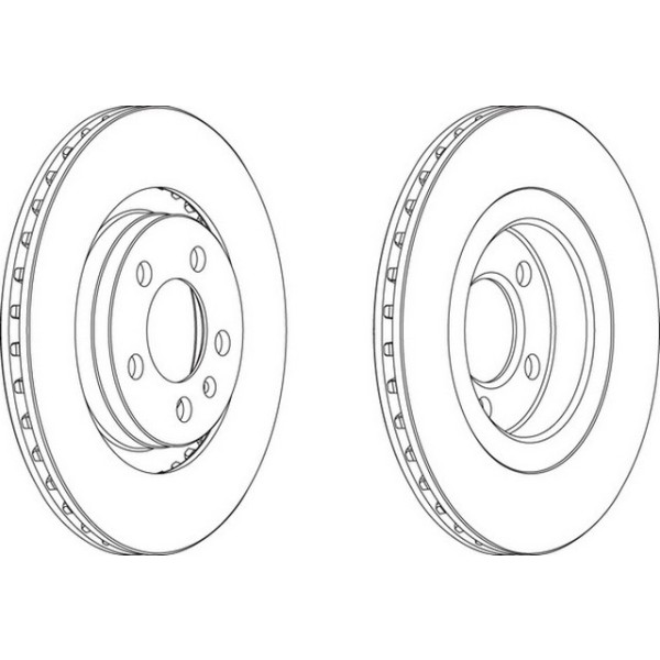MARELLI Fren Diski - Aynasi ÖN Volkswagen Golf 4 / Volkswagen Bora / Skoda Octavia / Seat Toledo / Seat Leon / A3 Akl Aeh 98-04 (Takim Fiyati) ( - ) - Kod MML360704004300 - OEM 1J0615301E