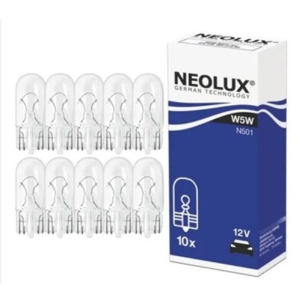İthal Ampul 12V 5W Buyuk Dipsiz Park T10 - Kod NEOLUX N501 - OEM NEOLUXN501