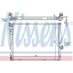 Nissens SU Radyatörü Otomatik Klimali E46 - Kod NSN60782A - OEM 17119071519