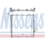 Nissens SU Radyatörü Man 3.0i-3.0d E53 M54-m57 - Kod NSN60789A - OEM 17117544669